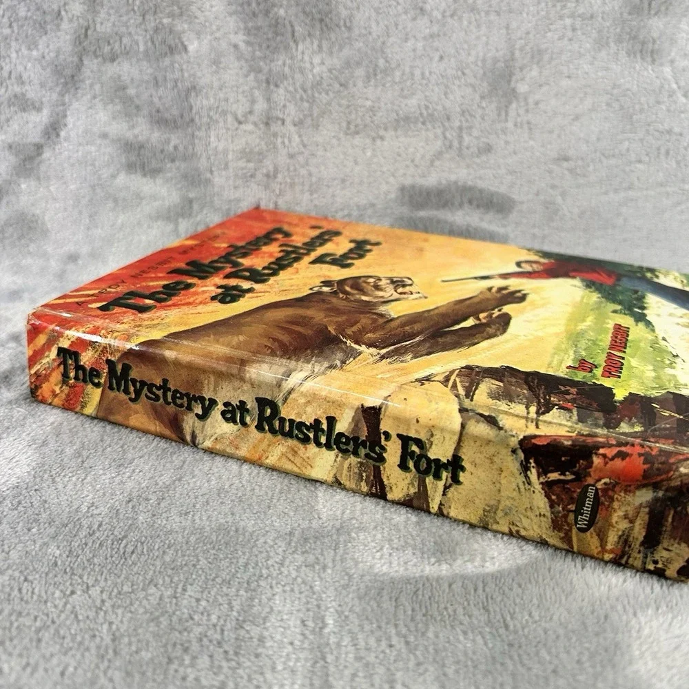 Mystery‎ at Rustlers Fort Troy Nesbit 1964 Whitman Hardcover Illustrated Vintage